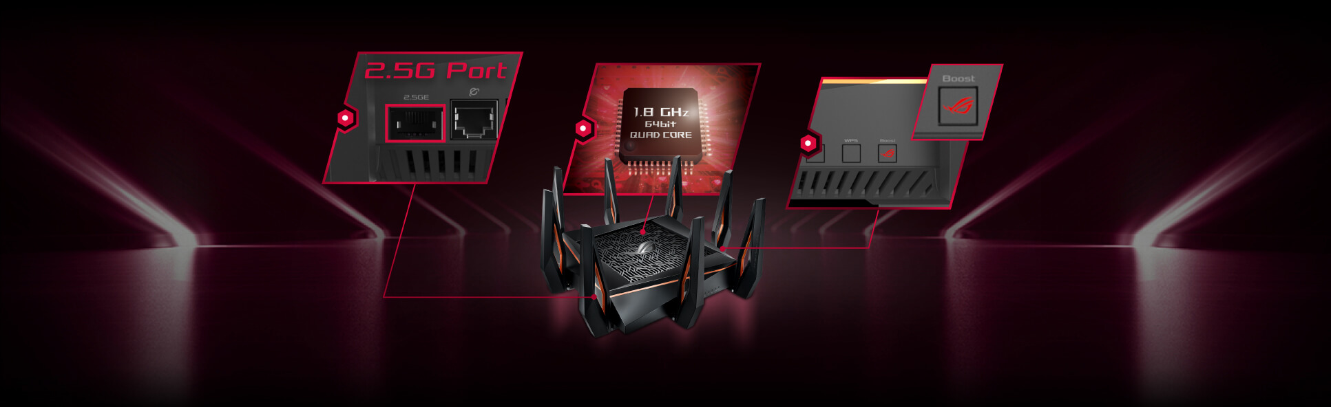 ROG Rapture GT-AX11000 | Gaming Networking｜ROG - Republic of Gamers｜ROG Indonesia