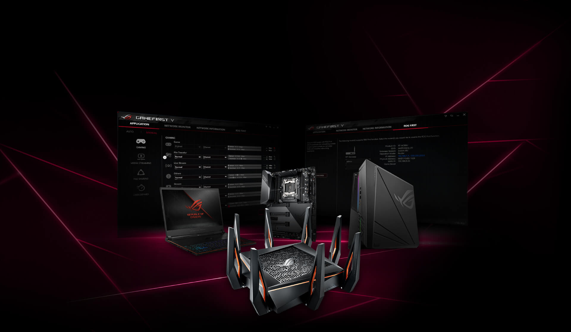 ROG Rapture GT-AX11000 | Gaming networking｜ROG - Republic of ...