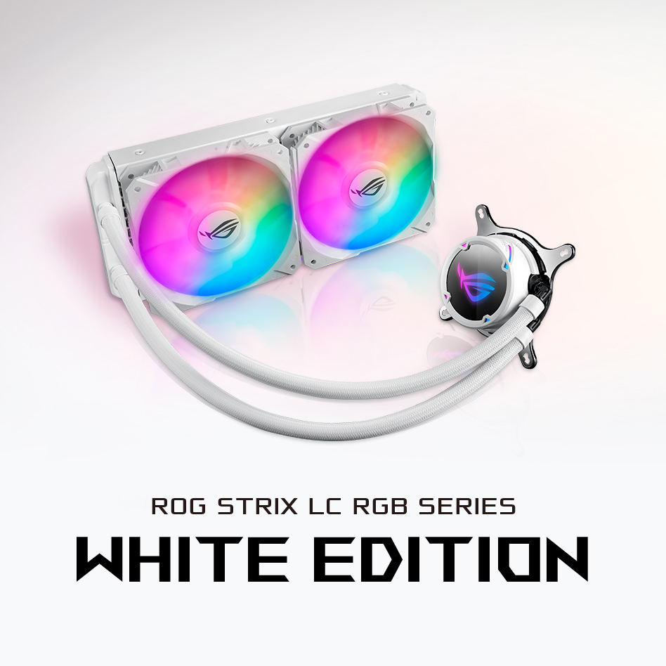 ROG Strix LC 240 RGB White Edition | ROG Strix LC | Gaming Cooling 