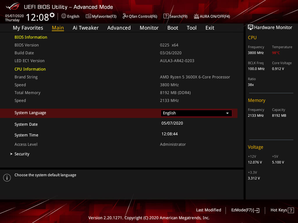 ASUS ROG STRIX B550-A GAMING AMD B550 ATX (90MB15J0-M0EAY0) au meilleur  prix sur