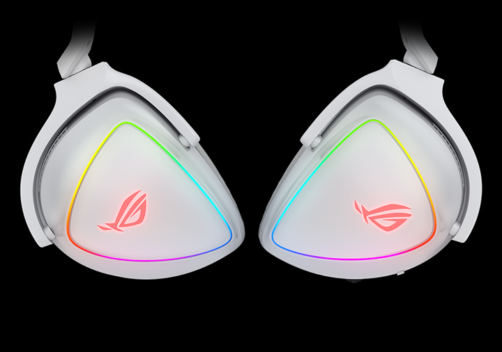 ROG Delta White Edition | USB Headsets | Gaming Headsets & Audio 