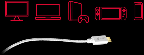 ROG Delta White Edition | USB ヘッドセット | Gaming ヘッドセット 